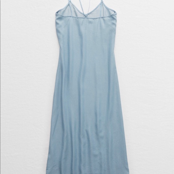 NWT Arie Maxi Dress+Spaghetti Strap+Denim+Size XS+Maxi Dress - Picture 1 of 5